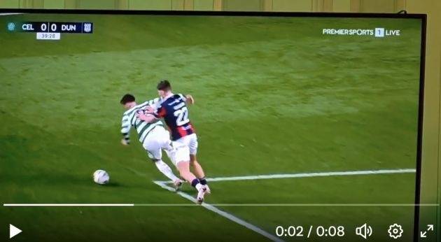 Different rules on display from match officials at Celtic Park