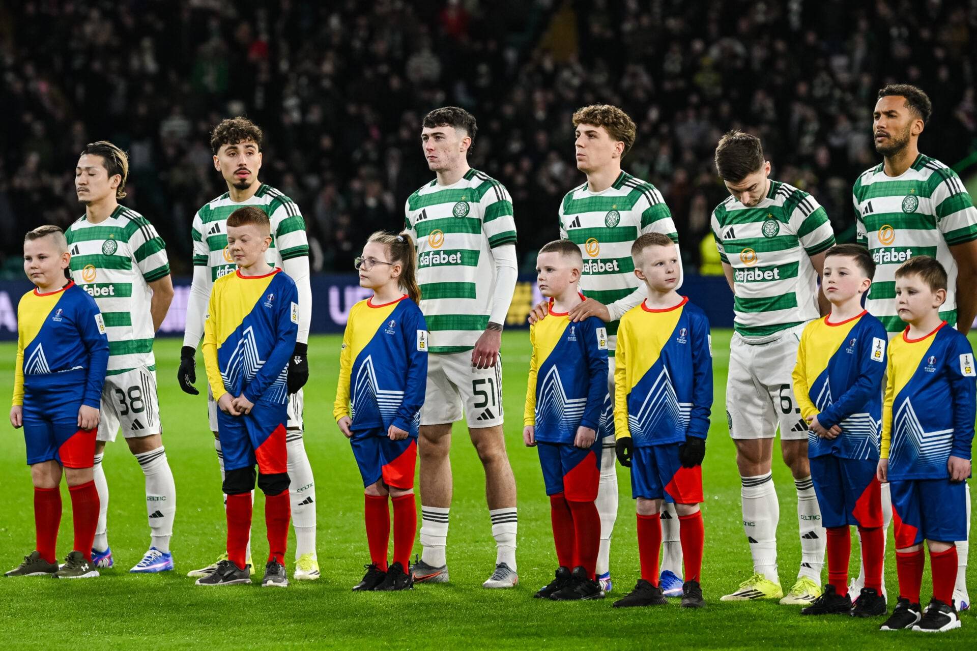 Unique angle shows that two Celtic players have already developed a strong friendship already
