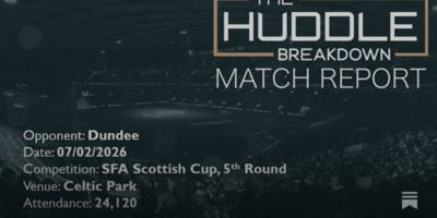 Celtic 2, Dundee 1 (AET) &ndash; 7th February, 2026