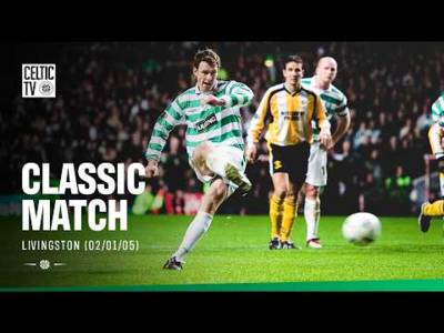 Classic Match: Celtic 2-1 Livingston (02/01/05) | Hartson & Sutton on target 🎯