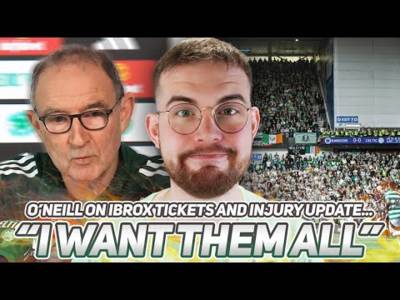 O’Neill AND Police Scotland issue statements on Ibrox ticket situation! | + Injury update on Tierney