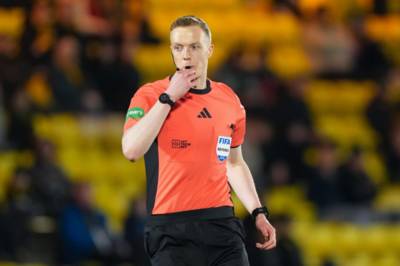 Officiating teams for Celtic’s upcoming Premiership double-header confirmed