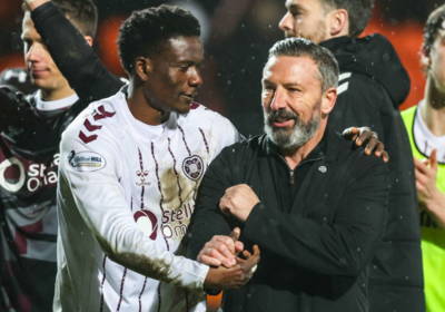 McInnes tries to put pressure on Celtic, but he’s the manager in a cold sweat.