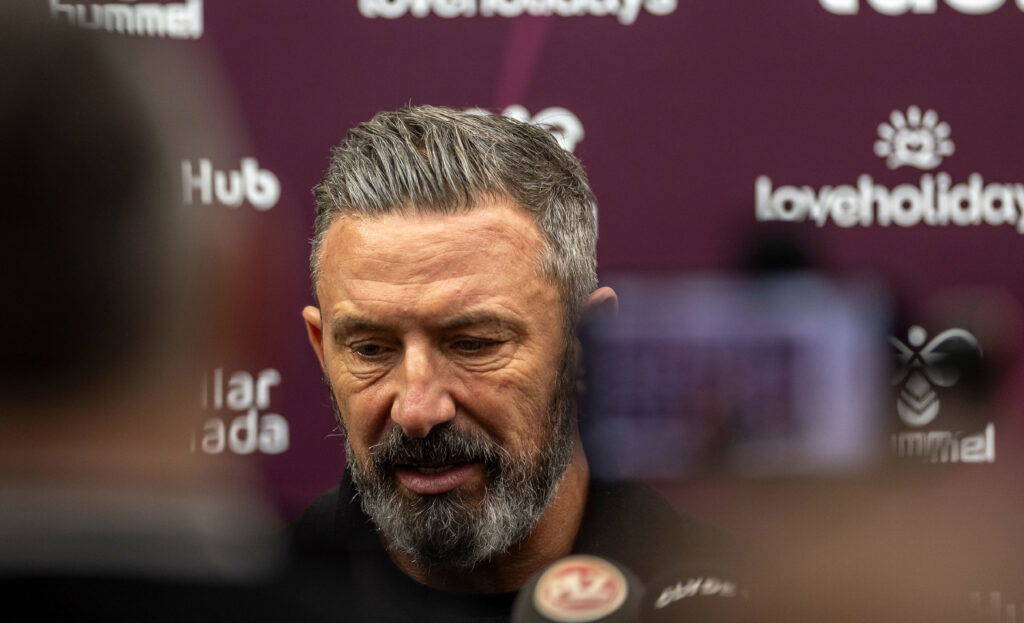 Derek McInness Bizarre Celtic Comment After Hearts Victory