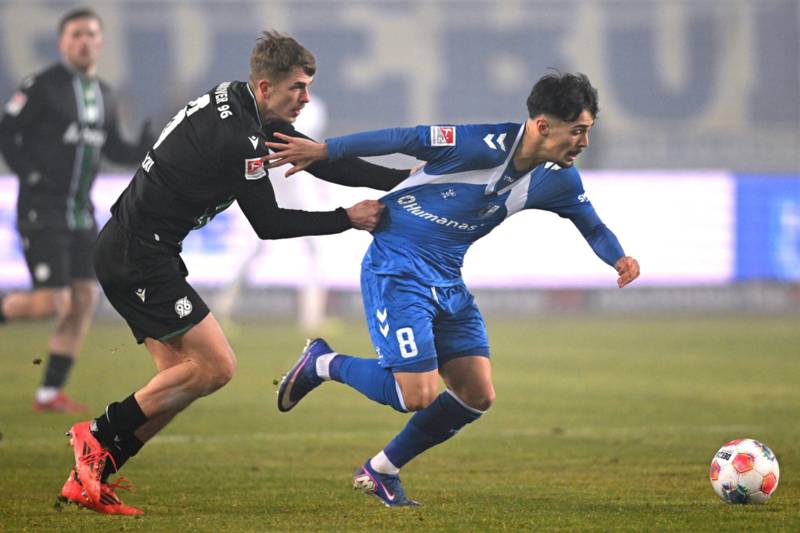 Celtic’s Maik Nawrocki missed Hannover game after suffering freak back injury