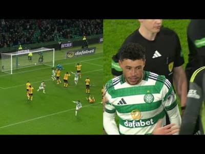 ALEX OXLADE-CHAMBERLAIN Winner & Full Time Scenes | Celtic 2-1 Livingston