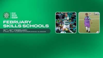 Book a spot on the Celtic Soccer Academy February Skills Schools
