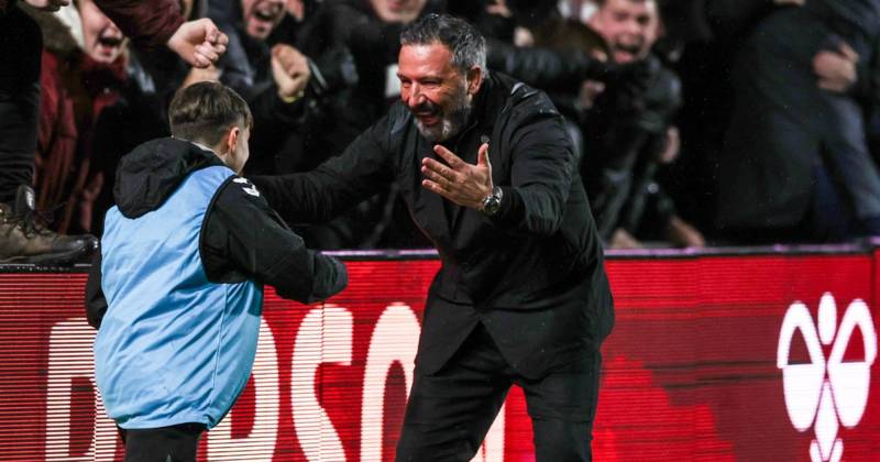 I’m convinced if Hearts beat Rangers on Sunday they will win the title and it will be arise Sir Derek McInnes