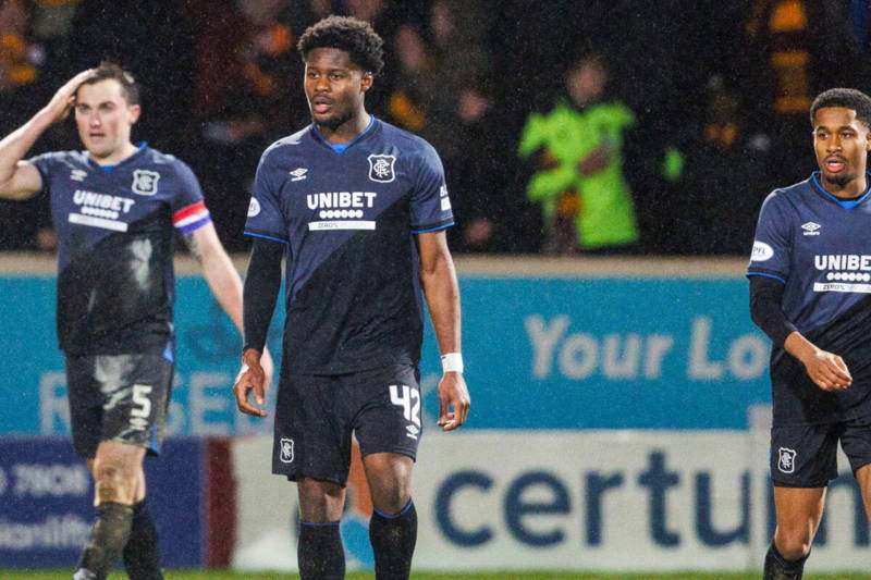 The media are ranting about the Ibrox side spending £43 million on transfers. Won’t be much good to them if Celtic win the title, will it?