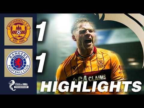 Motherwell 1-1 Rangers | HIGHLIGHTS | William Hill Premiership