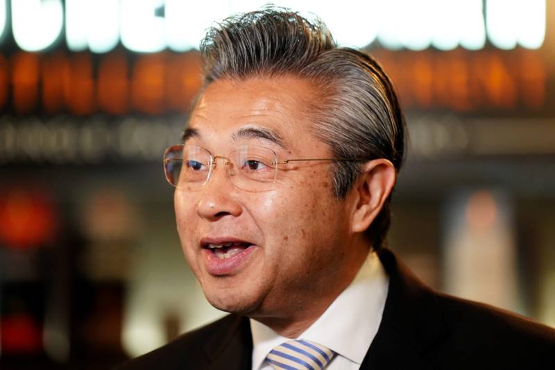 Japanese ambassador Hiroshi Suzuki shows his love for Celtic after Parkhead visit vs Livingston