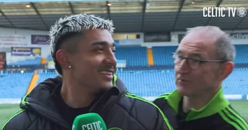 Julian Araujo ambushed by Celtic boss Martin O’Neill as Kilmarnock match winner given hilarious reminder