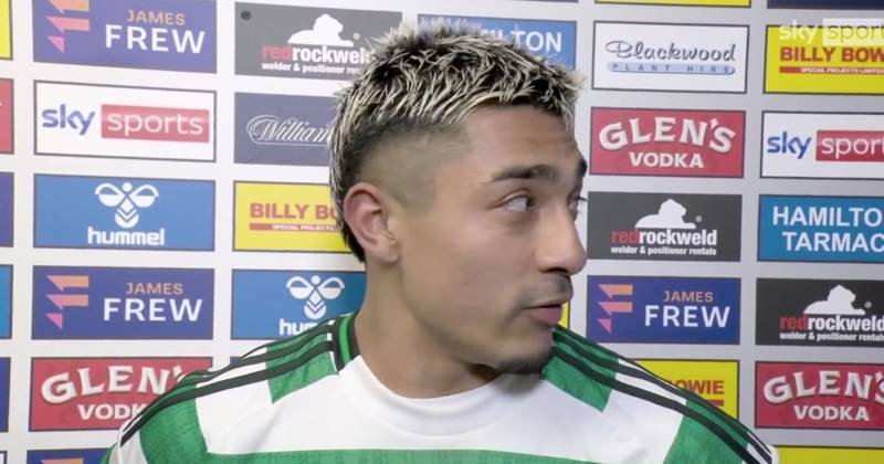 Julian Araujo hears Celtic interview hijacked by Neil McCann fury as Sky catches dressing room explosion