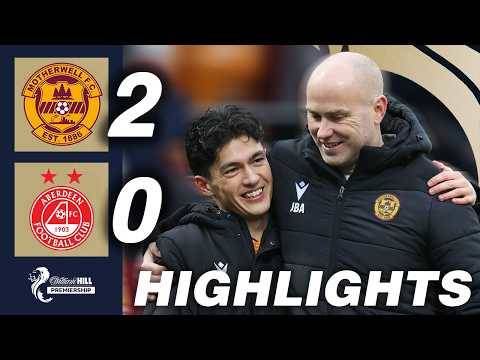 Motherwell 2-0 Aberdeen | HIGHLIGHTS | William Hill Premiership
