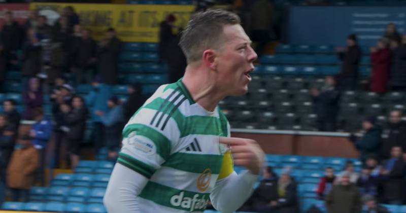 Callum McGregor’s X rated Celtic message to fans as punters spot previously unseen moment emotions erupt