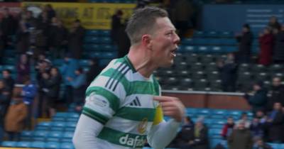 Callum McGregor’s X rated Celtic message to fans as punters spot previously unseen moment emotions erupt