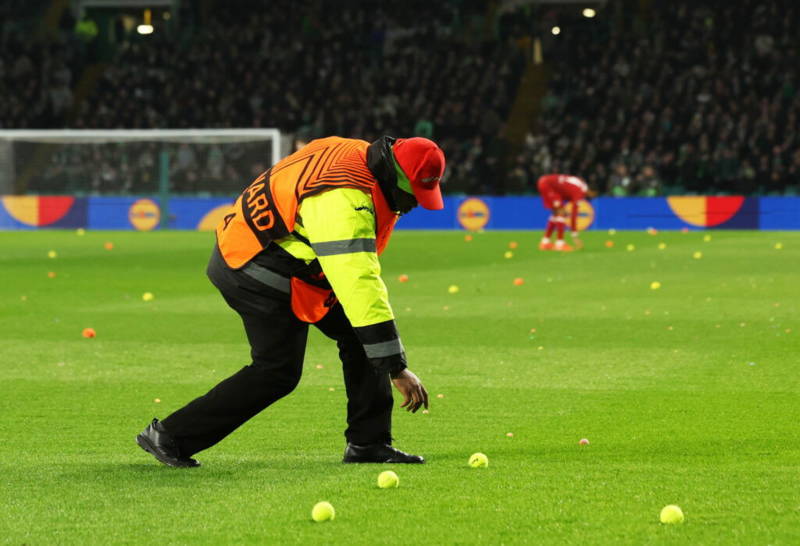 Celtic fan protests halt Europa League tie