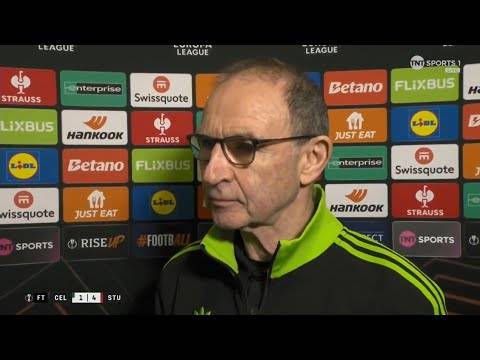 BRUTAL Martin O’Neill Post Match Interview CALLS OUT Fan Protest | Celtic 1-4 Stuttgart