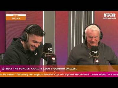 Beat the Pundit | Craig & Liam V Gordon Dalziel Beat the Pundit | Craig & Liam V Gordon Dalziel