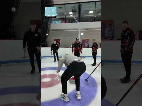? The lads said the Winter Olympics was easy… then tried curling?