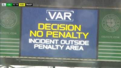 Hibs boss makes Celtic penalty admission, VAR thinking outside the box