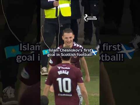 ?? Islam Chesnokov’s first SPFL goal for Hearts ♥️