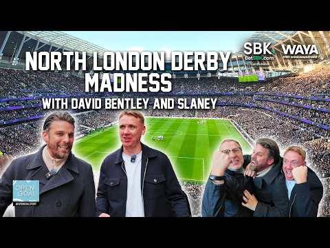 NORTH LONDON DERBY MADNESS WITH SLANEY & DAVID BENTLEY | Hilarious Spurs vs Arsenal Match Day Vlog