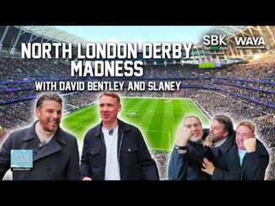 NORTH LONDON DERBY MADNESS WITH SLANEY & DAVID BENTLEY | Hilarious Spurs vs Arsenal Match Day Vlog