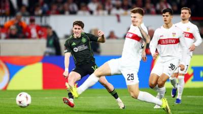 VfB Stuttgart 0 Celtic 1: Martin O’Neill’s side exit Europe with their heads held high after first win on German soil