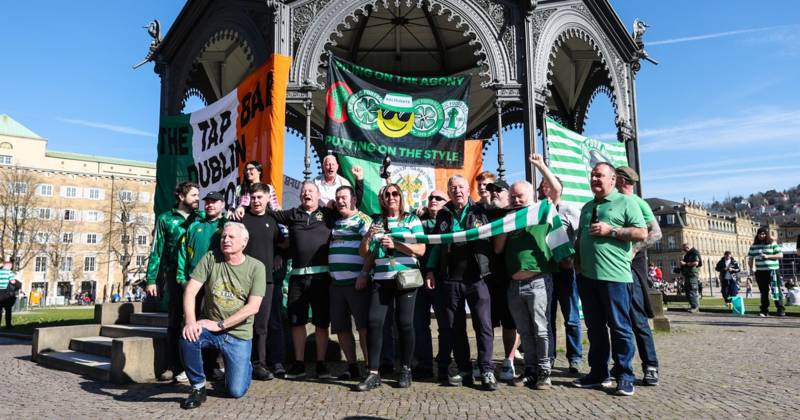 Celtic fans sizzle in sunny Stuttgart as Martin O’Neill and co aim to turn up the heat