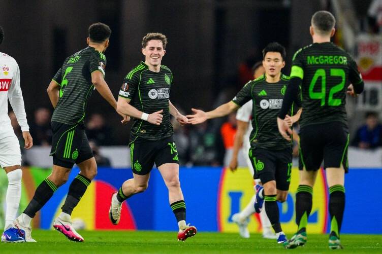 Celtic win in Stuttgart but bow out of Europa League as comeback falls short