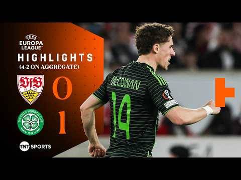 Celtic’s First Win On German Soil 🟢 | Stuttgart 0-1 Celtic (4-2 AGG) | UEFA Europa League Highlights
