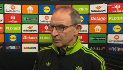 WATCH as Martin O’Neill disagrees with ‘real Celtic’ question in TV interview