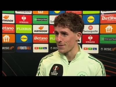 FANTASTIC Luke McCowan Post Match Interview After Celtics BRILLIANT 1-0 Away Win In Stuttgart FANTASTIC Luke McCowan Post Match Interview After Celtics BRILLIANT 1-0 Away Win In Stuttgart