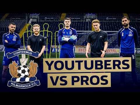 2 YouTubers vs 2 Kilmarnock Footballers. Who Wins?