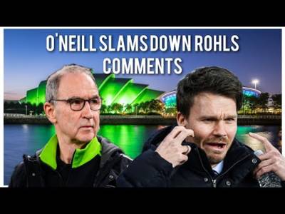 Martin O’Neill Slams Down Danny Rohls Obsessive Comments About the Celtic Team!