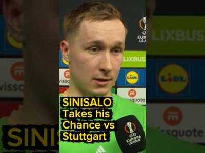 Sinisalo ‘ready’ for Ibrox challenge