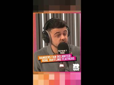Rangers Fan Delighted Rohl Ruffling Feathers Rangers Fan Delighted Rohl Ruffling Feathers