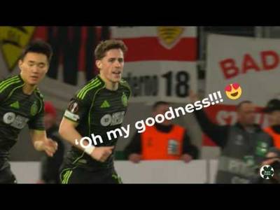 ‘Oh my goodness!’: Stunning BBC & TNT Sports reaction to Luke McCowan’s Celtic goal vs Stuttgart 😍
