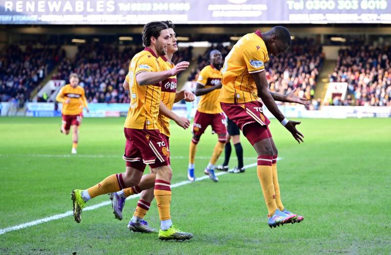 Motherwell beat Dundee United as Maswanhise brace moves them within a point of Celtic