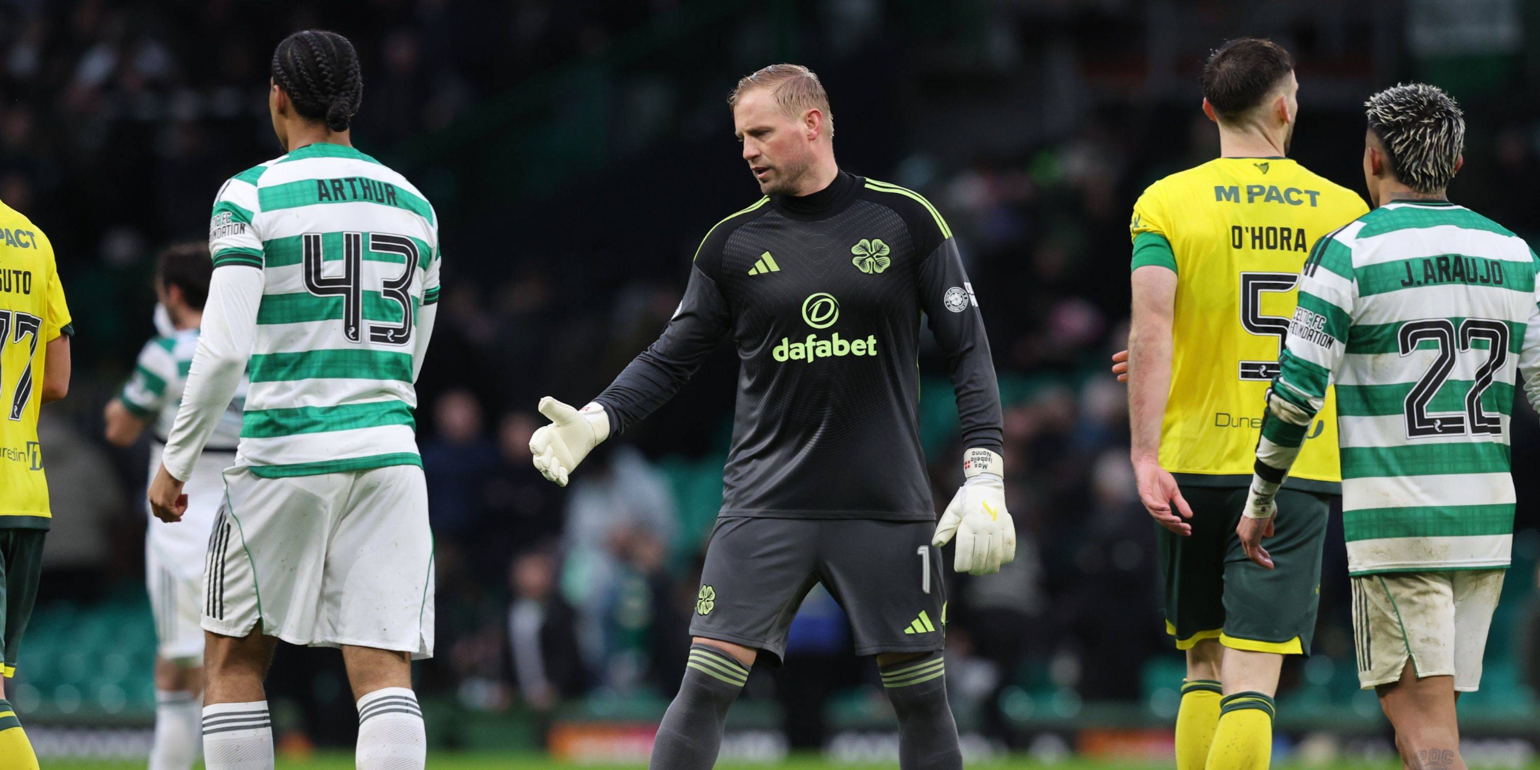 On the bench with Schmeichel: Celtic star should be nowhere near derby XI