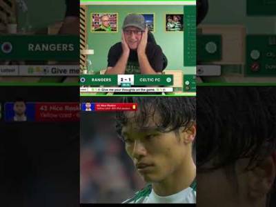 Rangers V Celtic Baz goes WILD Rangers V Celtic Baz goes WILD