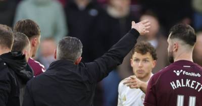 Chris Sutton claims Derek McInnes’ antics could derail Hearts title charge as flashpoint shows ‘he’s losing his head’