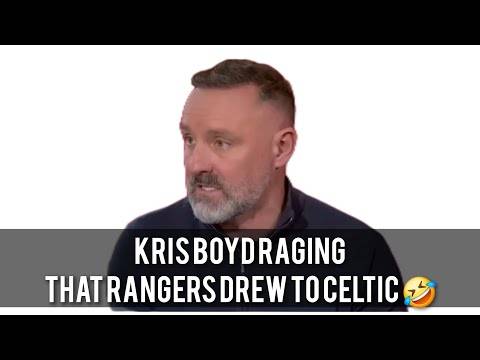 Kris Boyd Raging after Rangers Drawing to Celtic Late Reo Hatate Scoring!