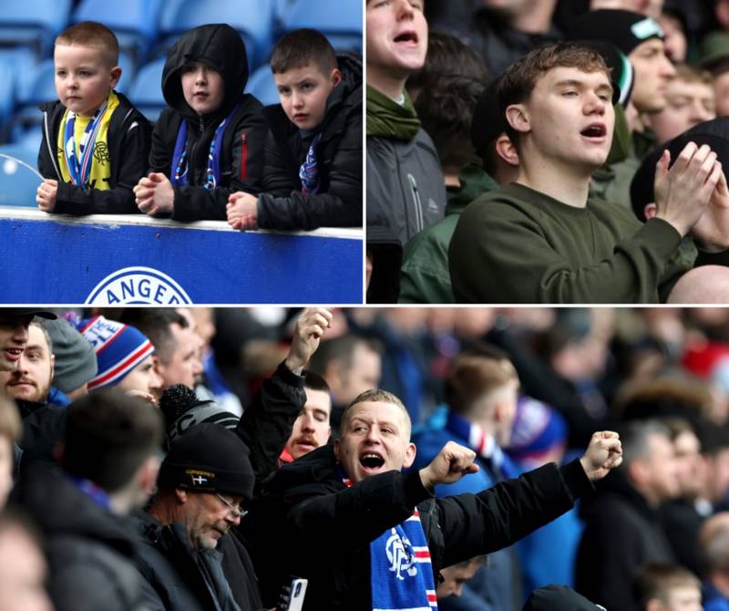 25 brilliant fan photos from Rangers v Celtic as 50,129 watch enthralling Ibrox clash &ndash; including famous faces