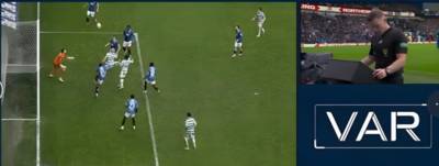 Watch Gerry McCulloch roast John Beaton’s VAR check at Ibrox as Celtic TV footage goes viral