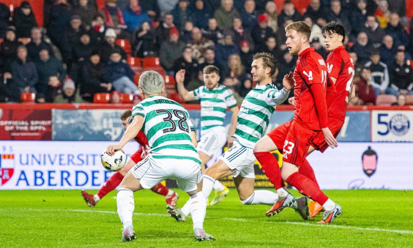 Aberdeen 1 Celtic 2: Dons consigned to bottom six finish despite battling effort