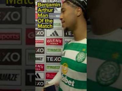 Benjamin Arthur gets man of the match in win vs Aberdeen Benjamin Arthur gets man of the match in win vs Aberdeen
