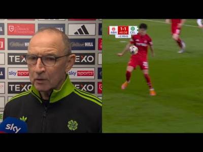 “Should’ve Had A Penalty, Clear Handball” Martin O’Neill CALLS OUT VAR | Aberdeen 1-2 Celtic