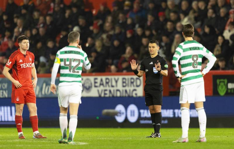 ‘Looks offside’ &ndash; Aberdeen question VAR lines on Celtic winner and rue Lyall Cameron staying on his feet